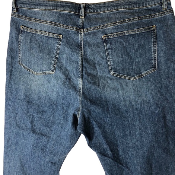 ASOS Curve Women’s Sz US 20 Tapered Stretch Jeans Medium Wash NWT High Rise - Picture 6 of 9